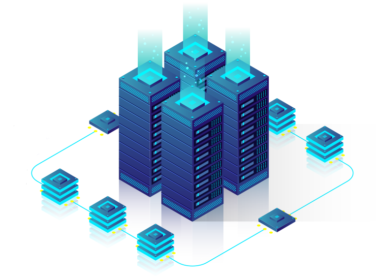 Hosting platform illustration